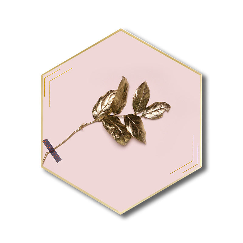 Vivolux | Leinwand Pastellfarbe Malerei Nordische Plattenblätter Wandkunst Druck, Multiple Größen