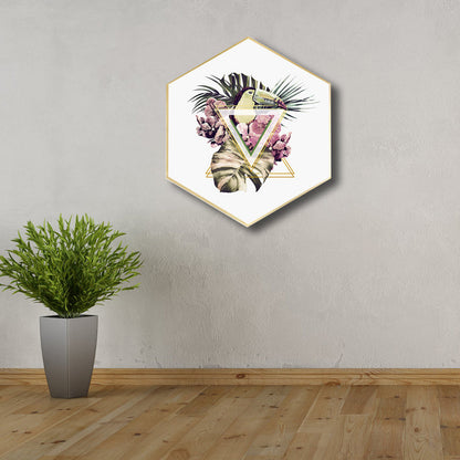 Vivolux | Leinwand Pastellfarbe Malerei Nordische Plattenblätter Wandkunst Druck, Multiple Größen