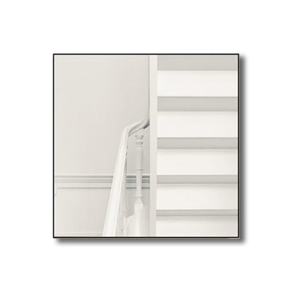 Vivolux | Architektur Innenansicht Leinwand Weich Weiß Minimalismus Wandkunst Druck für Wohnzimmer