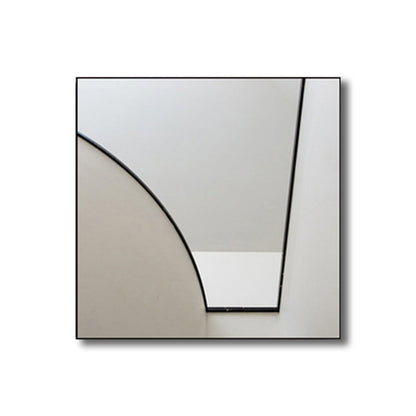 Vivolux | Architektur Innenansicht Leinwand Weich Weiß Minimalismus Wandkunst Druck für Wohnzimmer