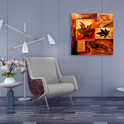 Vivolux | Weiche Farbige Botanische Muster Malerei Texturierte Wandkunst Dekor für das Schlafzimmer, Mehrere Größen