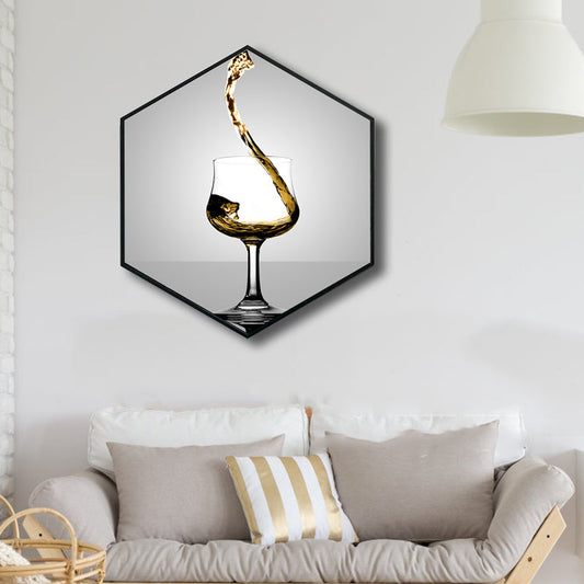 Vivolux | Stilleven Patroon Schilderij Pastel Kleur Hedendaagse Muurkunst Print voor Eetkamer