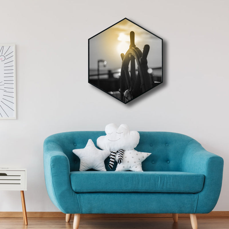Vivolux | Stilleven Patroon Schilderij Pastel Kleur Hedendaagse Muurkunst Print voor Eetkamer