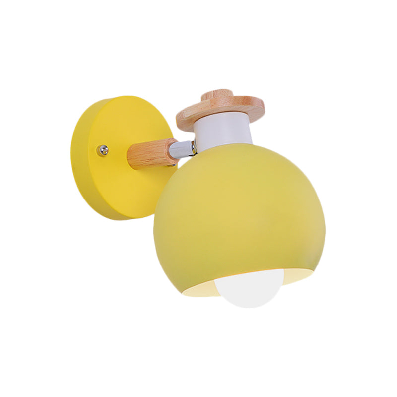 Vivolux | Einzelne lichtkugelförmige wandlampe nordisches metall wandleuchtenlicht für kindergarten kinderzimmer