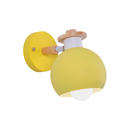 Vivolux | Einzelne lichtkugelförmige wandlampe nordisches metall wandleuchtenlicht für kindergarten kinderzimmer