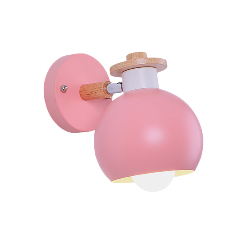 Vivolux | Einzelne lichtkugelförmige wandlampe nordisches metall wandleuchtenlicht für kindergarten kinderzimmer