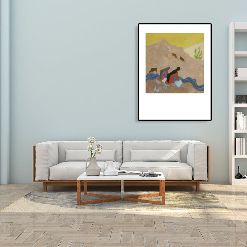 Vivolux | Abstract Expressionismus Freizeit Leinwandkunst Helle Farbe Schlafzimmer Malerei, Mehrere Größen