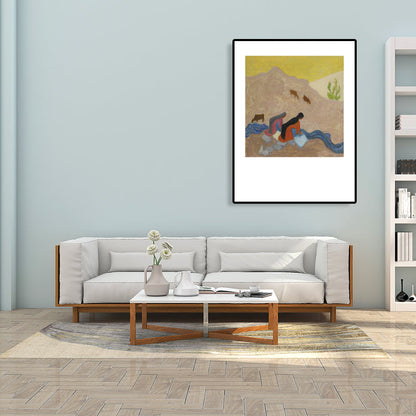 Vivolux | Abstract Expressionismus Freizeit Leinwandkunst Helle Farbe Schlafzimmer Malerei, Mehrere Größen