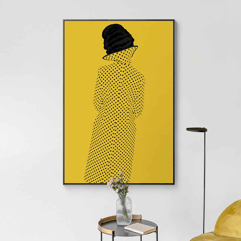 Vivolux | Glam Style Girl Rückmalerei Leinwand Lichtfarbe Fotografie Wanddekoration, Verschiedene Größen