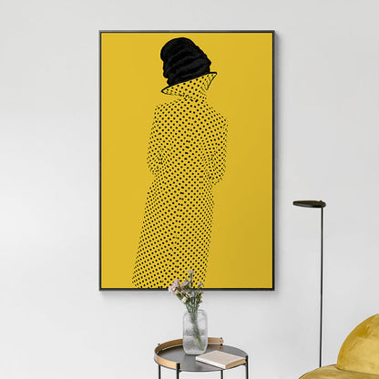 Vivolux | Glam Style Girl Rückmalerei Leinwand Lichtfarbe Fotografie Wanddekoration, Verschiedene Größen