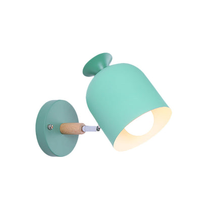 Vivolux | Cup Shade Volwassen Slaapkamer Wandlamp Draaibaar Metaal Eén Licht Macaron Loft Wandlamp