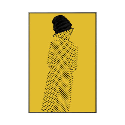 Vivolux | Glam Style Girl Rückmalerei Leinwand Lichtfarbe Fotografie Wanddekoration, Verschiedene Größen