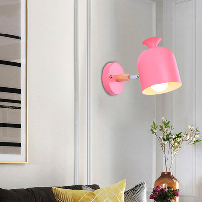 Vivolux | Cup Shade Volwassen Slaapkamer Wandlamp Draaibaar Metaal Eén Licht Macaron Loft Wandlamp