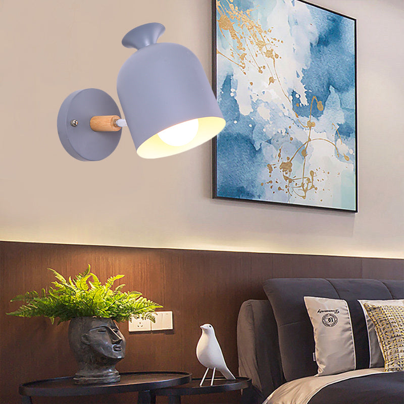 Vivolux | Cup Shade Volwassen Slaapkamer Wandlamp Draaibaar Metaal Eén Licht Macaron Loft Wandlamp
