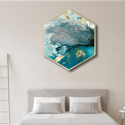 Vivolux | Abstraktes Muster Wandkunstdruck Skandinavische Leinwand Texturiertes Gemälde in sanften Farben