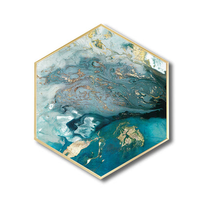 Vivolux | Abstraktes Muster Wandkunstdruck Skandinavische Leinwand Texturiertes Gemälde in sanften Farben