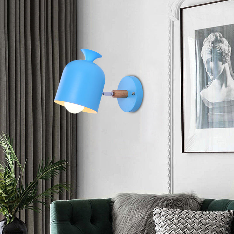 Vivolux | Cup Shade Volwassen Slaapkamer Wandlamp Draaibaar Metaal Eén Licht Macaron Loft Wandlamp
