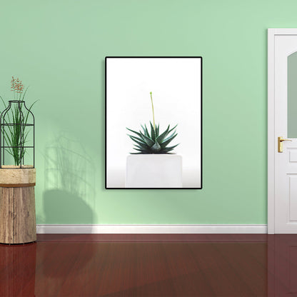 Vivolux | Grüne Aloe Wandkunst Bonsai Moderner Stil Texturierte Leinwanddruck für Hausinterieur
