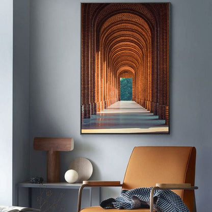 Vivolux | Lange gewölbte Galerie Fotografie Gemälde zeitgenössische Leinwand Wanddekoration, mehrere Größen