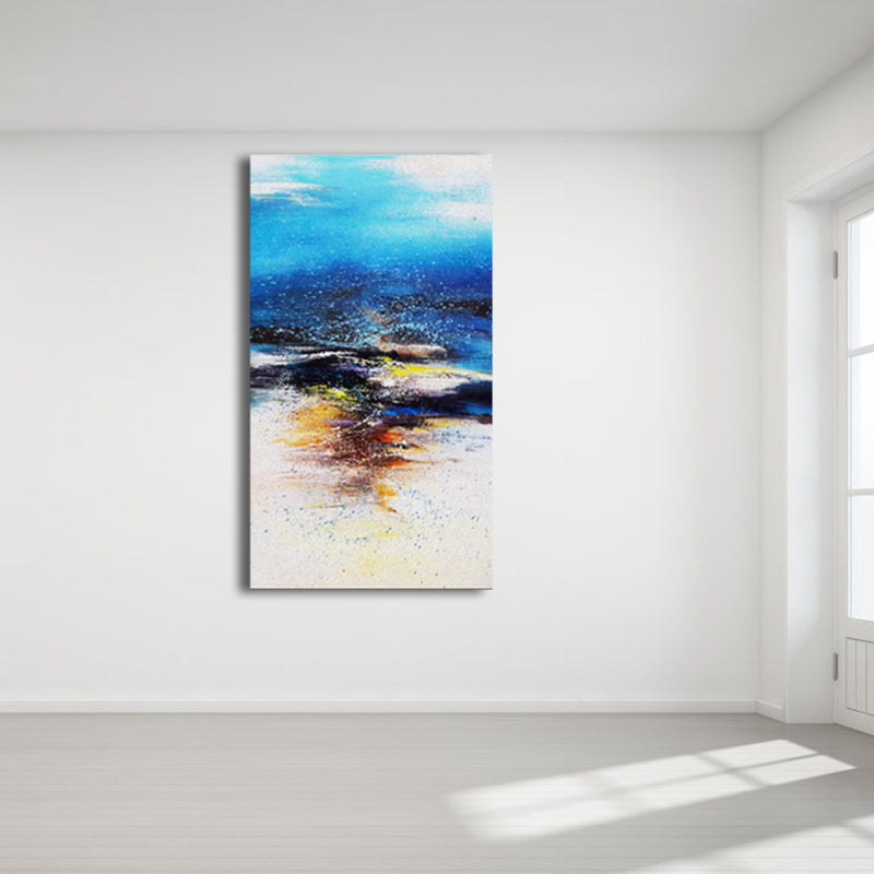 Vivolux | Strukturiert Botanik Wanddekoration Zeitgenössische Kunst Leinwandmalerei, Mehrere Größen Verfügbar