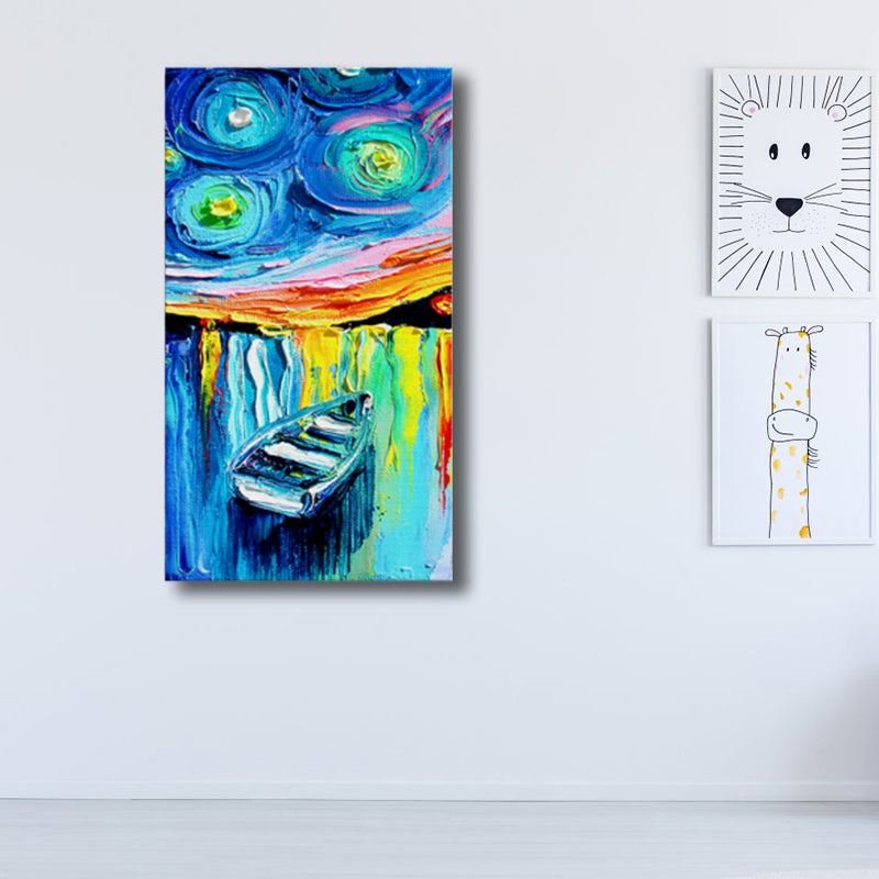 Vivolux | Strukturiert Botanik Wanddekoration Zeitgenössische Kunst Leinwandmalerei, Mehrere Größen Verfügbar