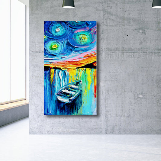 Vivolux | Strukturiert Botanik Wanddekoration Zeitgenössische Kunst Leinwandmalerei, Mehrere Größen Verfügbar