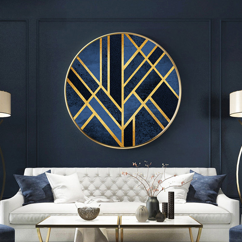 Vivolux | Leinwand Texturiert Wanddekoration Modernes Grafisches Muster Gemälde, Mehrere Größenoptionen