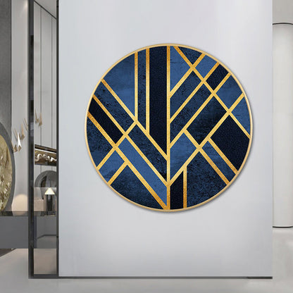 Vivolux | Leinwand Texturiert Wanddekoration Modernes Grafisches Muster Gemälde, Mehrere Größenoptionen