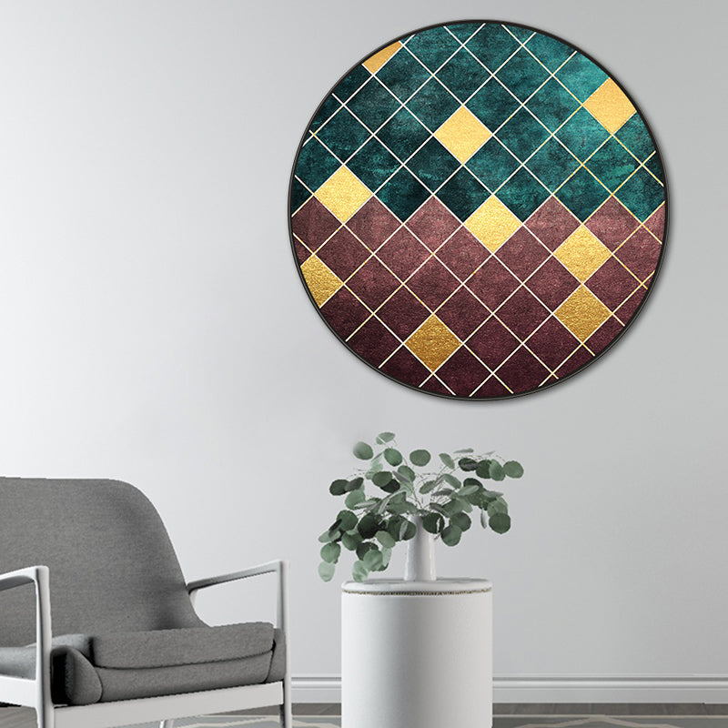 Vivolux | Leinwand Texturiert Wanddekoration Modernes Grafisches Muster Gemälde, Mehrere Größenoptionen