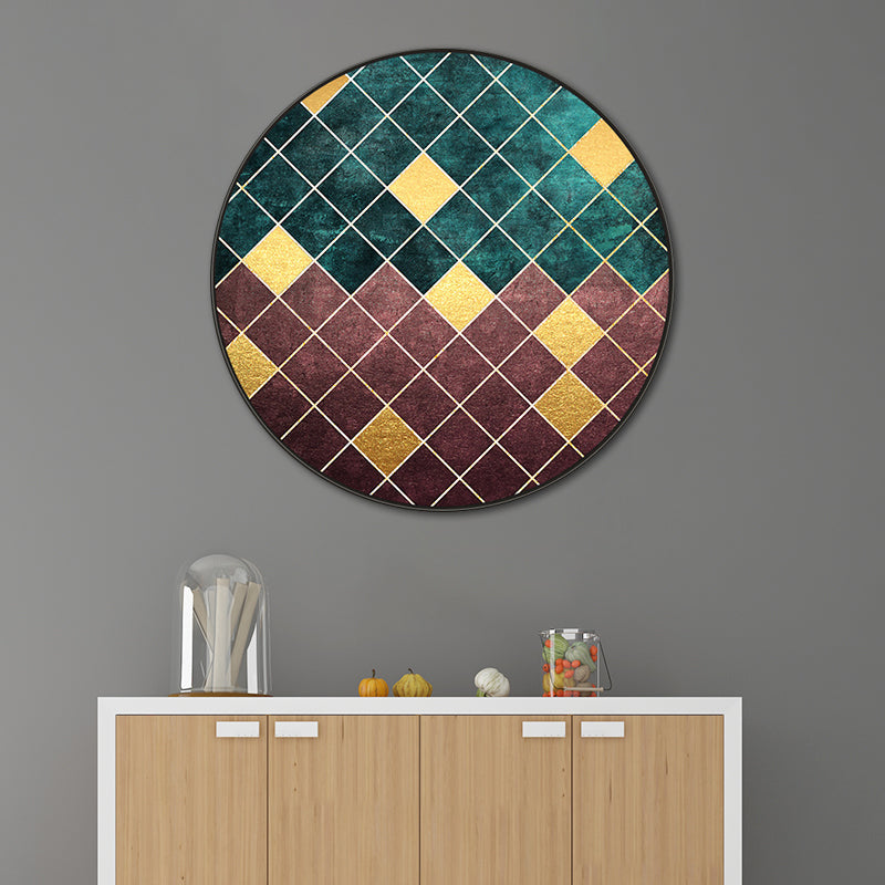 Vivolux | Leinwand Texturiert Wanddekoration Modernes Grafisches Muster Gemälde, Mehrere Größenoptionen