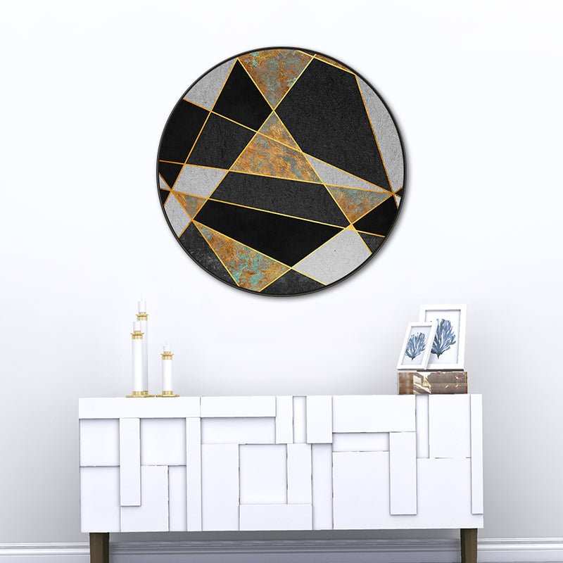 Vivolux | Leinwand Texturiert Wanddekoration Modernes Grafisches Muster Gemälde, Mehrere Größenoptionen