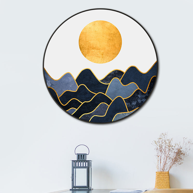 Vivolux | Leinwand Texturiert Wanddekoration Modernes Grafisches Muster Gemälde, Mehrere Größenoptionen