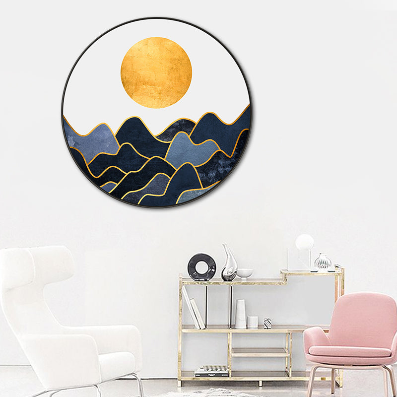 Vivolux | Leinwand Texturiert Wanddekoration Modernes Grafisches Muster Gemälde, Mehrere Größenoptionen