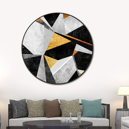 Vivolux | Leinwand Texturiert Wanddekoration Modernes Grafisches Muster Gemälde, Mehrere Größenoptionen