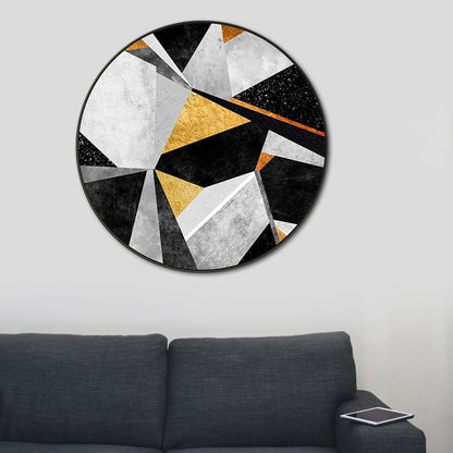 Vivolux | Leinwand Texturiert Wanddekoration Modernes Grafisches Muster Gemälde, Mehrere Größenoptionen