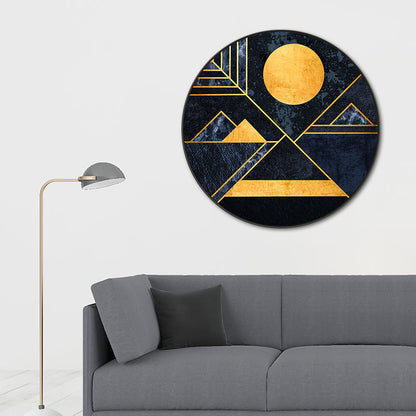 Vivolux | Leinwand Texturiert Wanddekoration Modernes Grafisches Muster Gemälde, Mehrere Größenoptionen