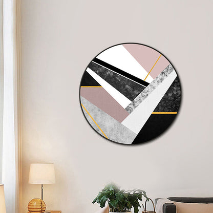 Vivolux | Leinwand Texturiert Wanddekoration Modernes Grafisches Muster Gemälde, Mehrere Größenoptionen