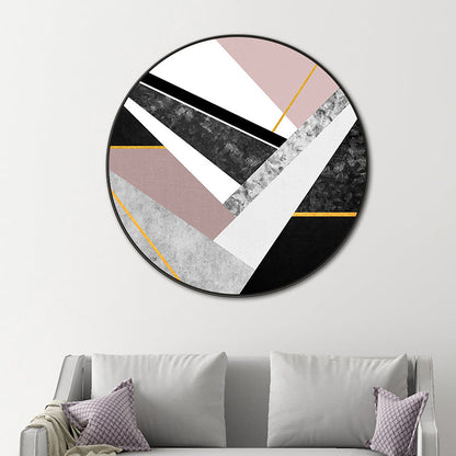 Vivolux | Leinwand Texturiert Wanddekoration Modernes Grafisches Muster Gemälde, Mehrere Größenoptionen