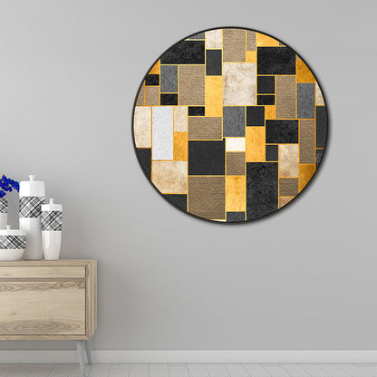 Vivolux | Leinwand Texturiert Wanddekoration Modernes Grafisches Muster Gemälde, Mehrere Größenoptionen