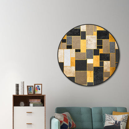 Vivolux | Leinwand Texturiert Wanddekoration Modernes Grafisches Muster Gemälde, Mehrere Größenoptionen