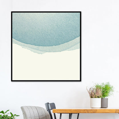 Vivolux | Lichtfarbiges zeitgenössisches Kunstgemälde abstrakte Leinwand für das Badezimmer, mehrere Größen