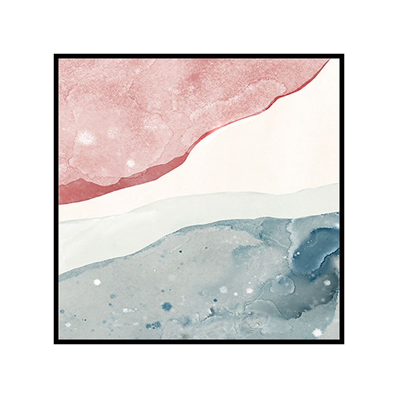 Vivolux | Lichtfarbiges zeitgenössisches Kunstgemälde abstrakte Leinwand für das Badezimmer, mehrere Größen