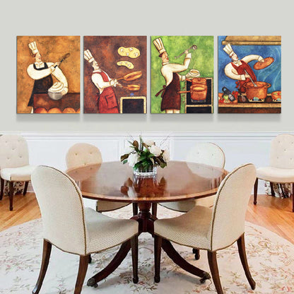 Vivolux | Abstract Expressionismus Chief Kunstdruck Kochlicht Farbwanddekoration, mehrere Größen