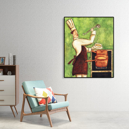 Vivolux | Abstract Expressionismus Chief Kunstdruck Kochlicht Farbwanddekoration, mehrere Größen