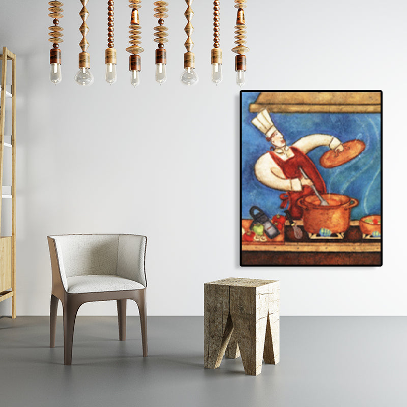 Vivolux | Abstract Expressionismus Chief Kunstdruck Kochlicht Farbwanddekoration, mehrere Größen