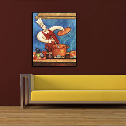 Vivolux | Abstract Expressionismus Chief Kunstdruck Kochlicht Farbwanddekoration, mehrere Größen