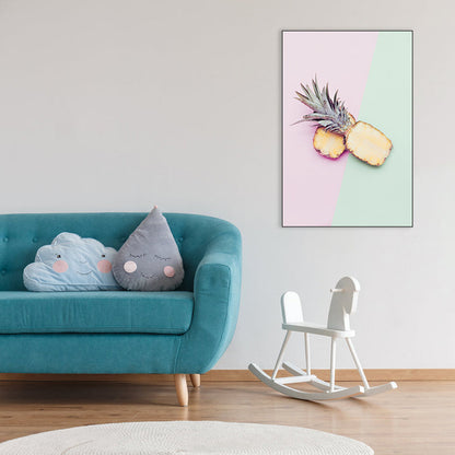 Vivolux | Leckere Früchte Malerei für das Mädchenzimmer in Pastellfarbe, mehrere Größen verfügbar