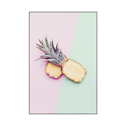 Vivolux | Leckere Früchte Malerei für das Mädchenzimmer in Pastellfarbe, mehrere Größen verfügbar