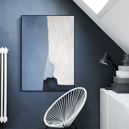 Vivolux | Strukturiertes abstraktes Wandkunstdekor Leinwand Mid-Century Modern Gemälde für das Wohnzimmer