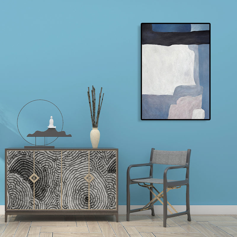 Vivolux | Strukturiertes abstraktes Wandkunstdekor Leinwand Mid-Century Modern Gemälde für das Wohnzimmer